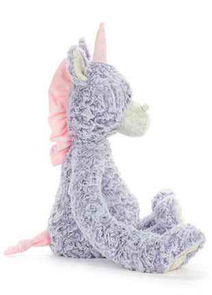 Demdaco Heartful Hugs Unicorn Anxiety Stuffed Animal 14" Side View