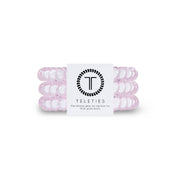 Teleties Spiral Hair Coils | Small | Rose Water Pink Hair Ties