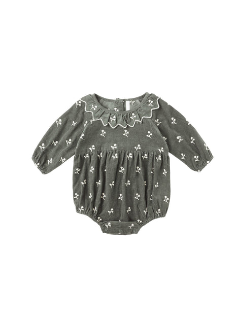 Rylee & Cru Freya Romper || Blossom Embroidery Front