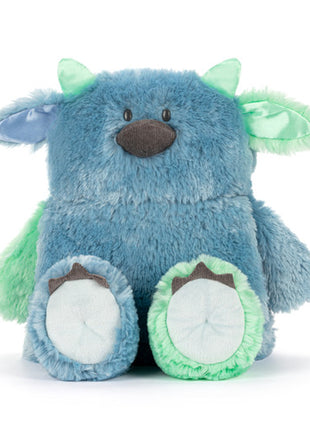 Demdaco Calming Cuddlers Blue Monster Stuffed Animal 14"
