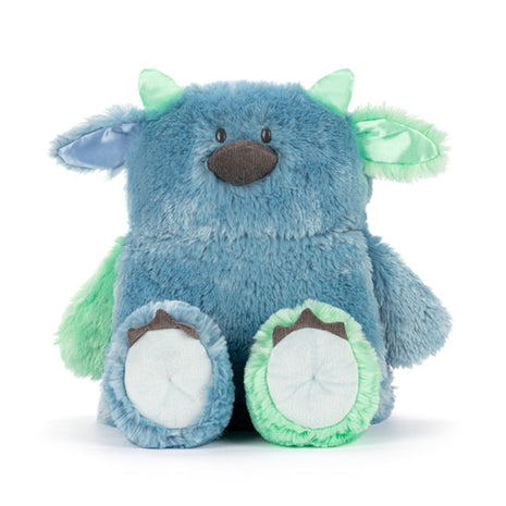 Demdaco Calming Cuddlers Blue Monster Stuffed Animal 14"
