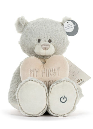 Demdaco My First Teddy Neutral Mechanical Plush - 16in