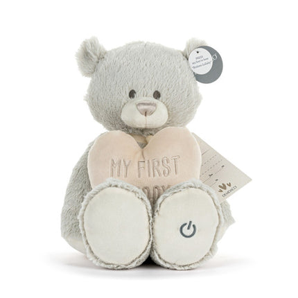Demdaco My First Teddy Neutral Mechanical Plush - 16in
