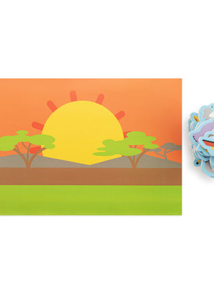 Demdaco Bath Playset - Jungle Friends