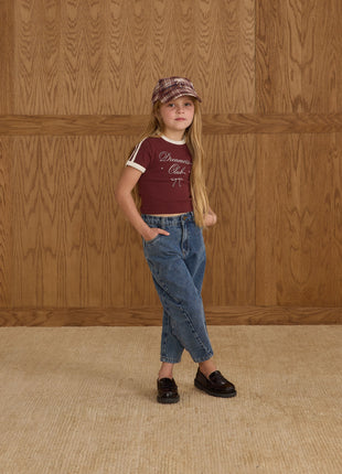 Model Wearing Rylee + Cru Baby Tee || Dreamers Club