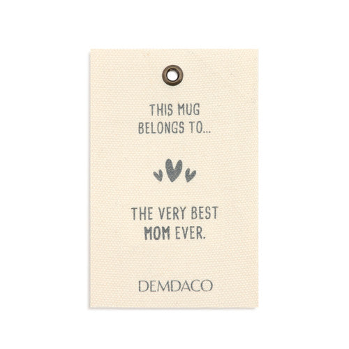 Demdaco The Very Best Mom Mug Tag