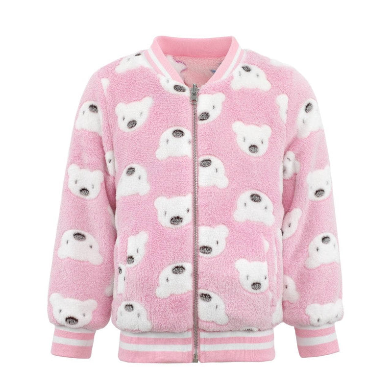 Lola And The Boys Pinky Fuzzy Reversible Bomber