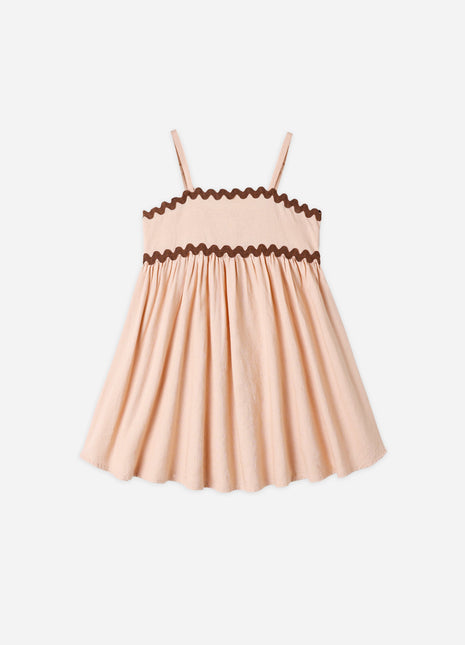 Rylee & Cru Ric Rac Dress || Blush