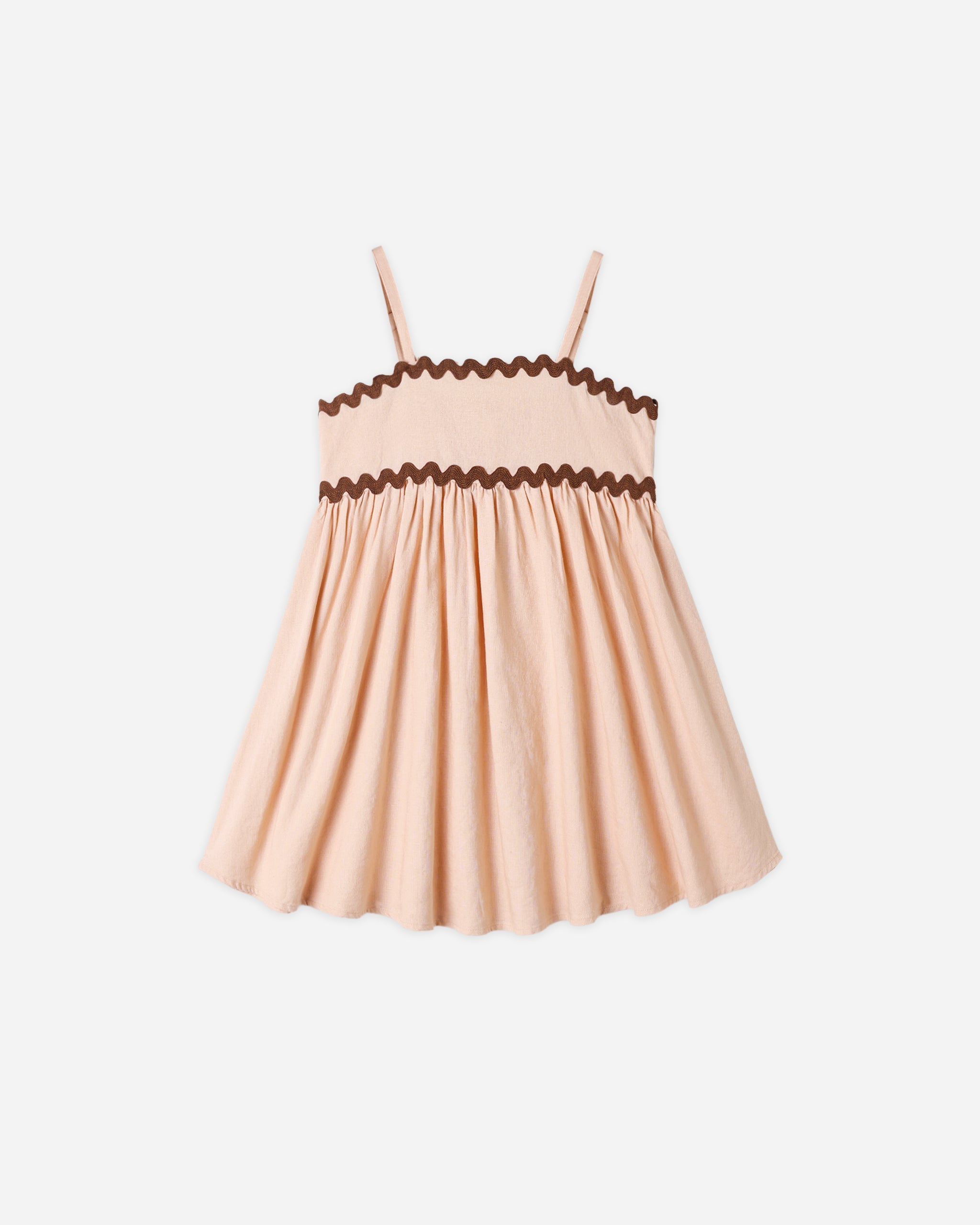 Rylee & Cru Ric Rac Dress || Blush
