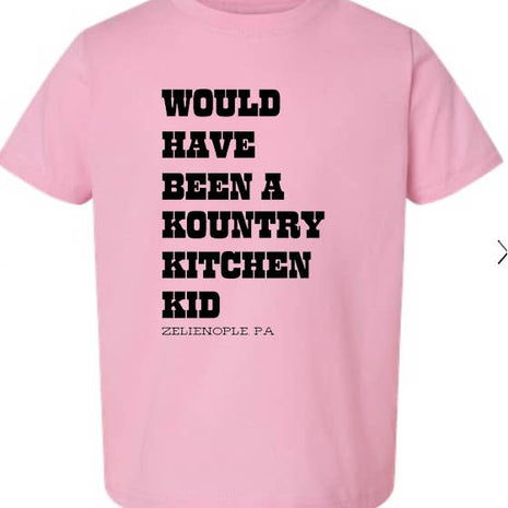 Paper Cow LLC Kountry Kitchen Graphic Cotton Kid Tee