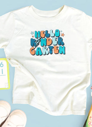Sweet Wink Hello Kindergarten Short Sleeve T-Shirt - Natural