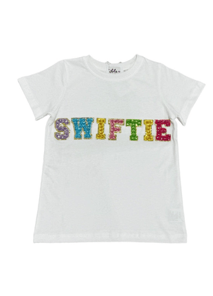 Lola & The Boys Rainbow Crystal SWIFTIE T-shirt