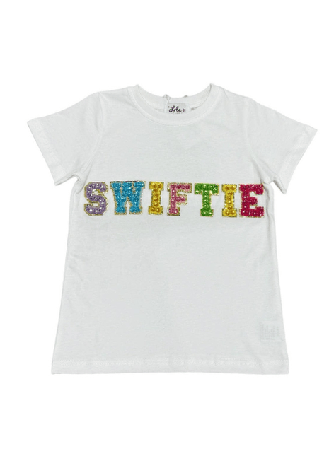 Lola & The Boys Rainbow Crystal SWIFTIE T-shirt