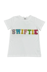 Lola & The Boys Rainbow Crystal SWIFTIE T-shirt
