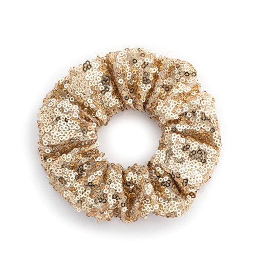 Demdaco Gold Sequined Hair Scrunchie
