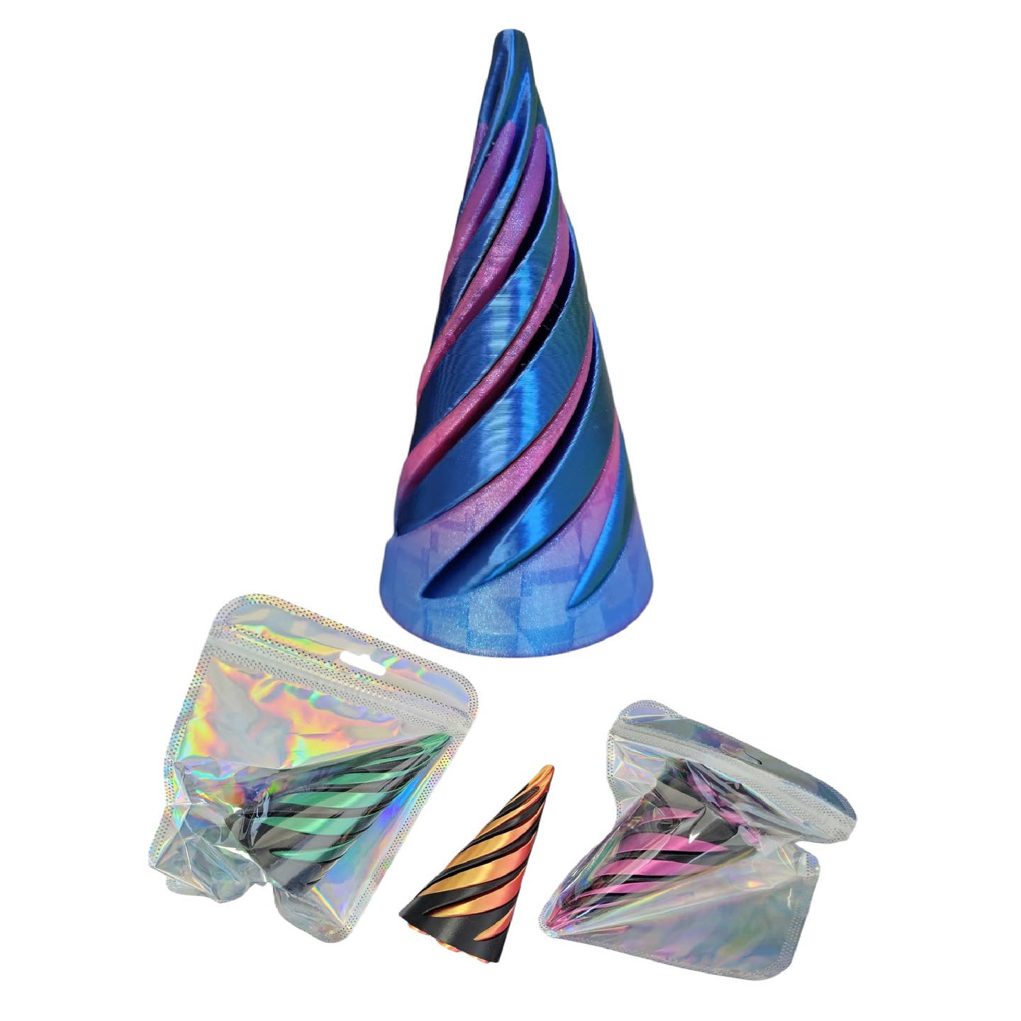 Handee Products 4.5" Jumbo 3D Printed Fidget Cone - No Display Box