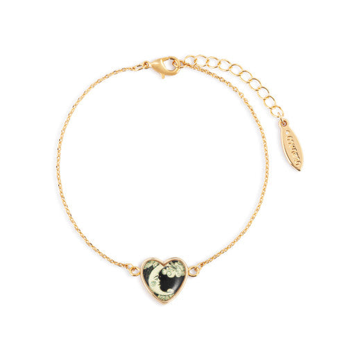 Demdaco Art Heart Bracelet - Moon and Back