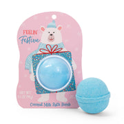 Cait + Co Polar Bear Christmas Clamshell Bath Bomb - Feelin' Festive
