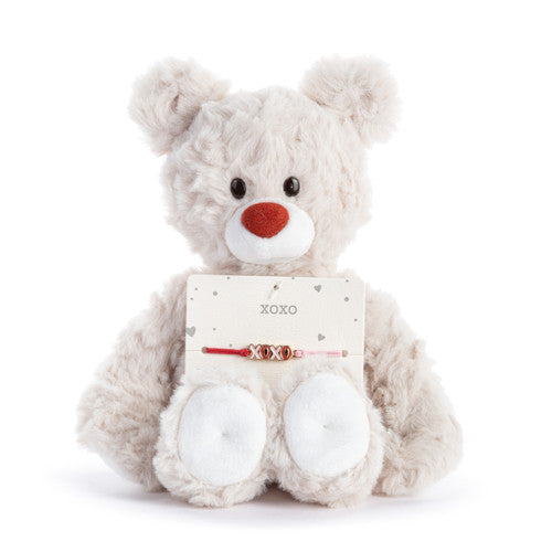 Demdaco XOXO Cream Bear - 8in