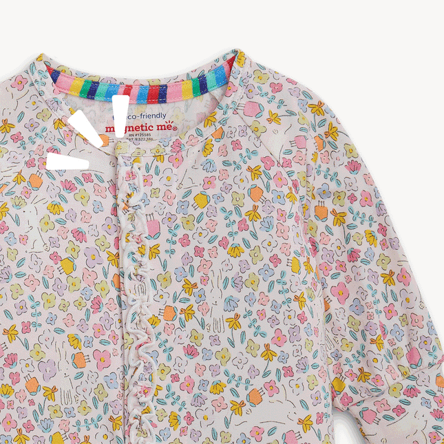 Bunny Blossom Modal Magnetic Footie