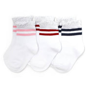 Little Stocking Co. Classic Stripe Midi Sock 3-Pack