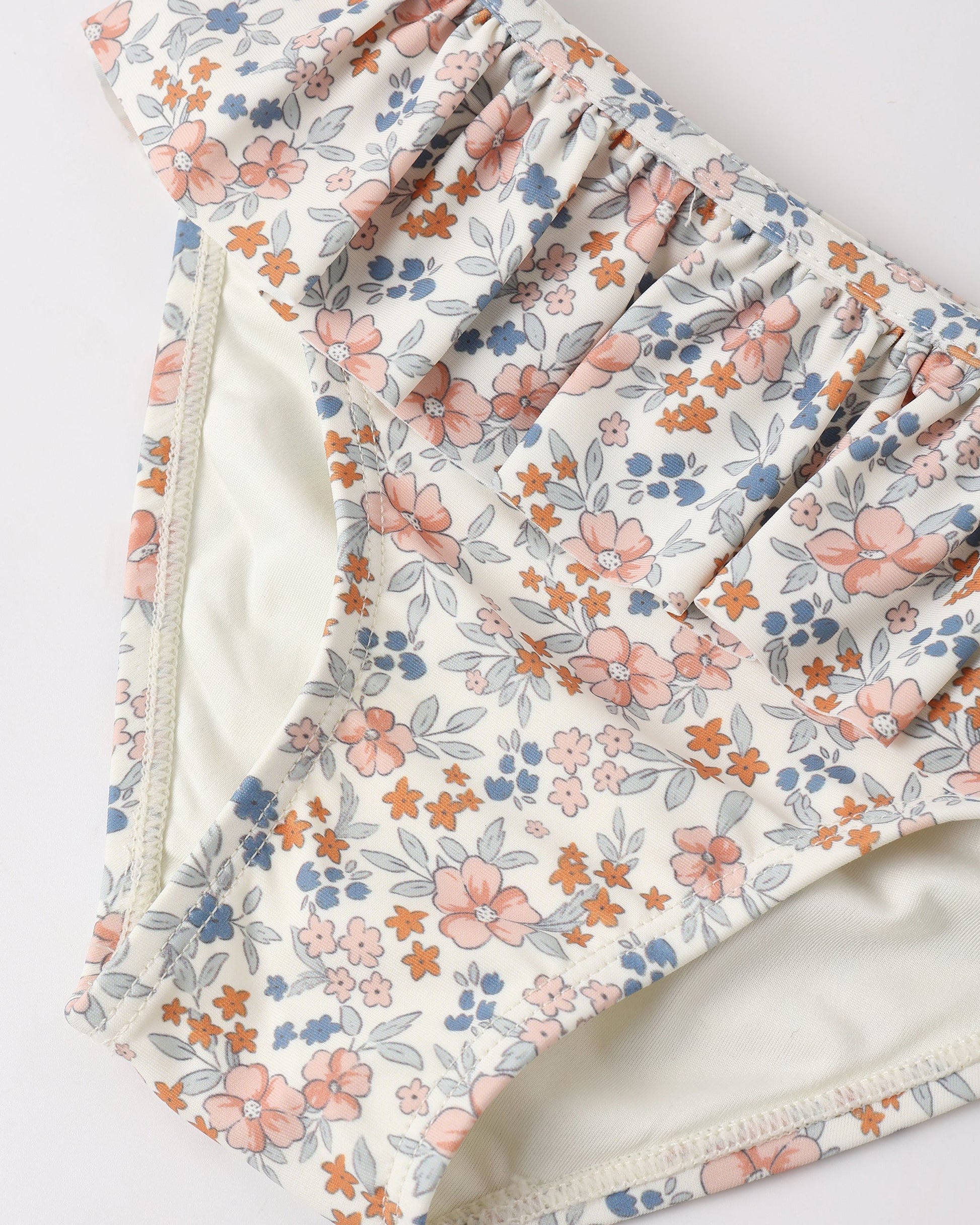 Rylee & Cru Rashguard Girls Set || Flower Fields Details