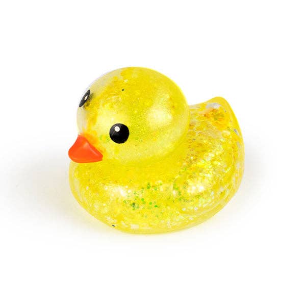 Showcase Sugah-Mals Glitter Ducks Sugar Stress Ball Squishies® Fidget Toy (1pc) Color Ships Assorted - Yellow