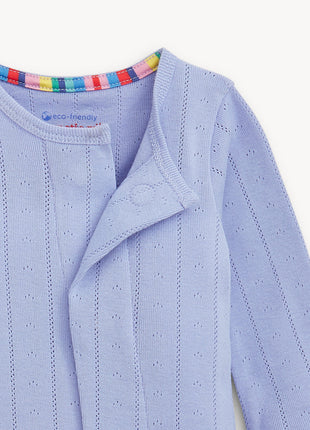 Magnetic Me Wisteria Pointelle Magnetic Footie