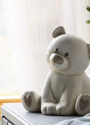 Demdaco Teddy Bear Bank - Neutral