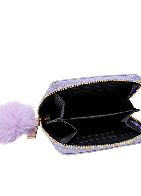 Tiny Treats Shiny Heart Patch Wallet Open