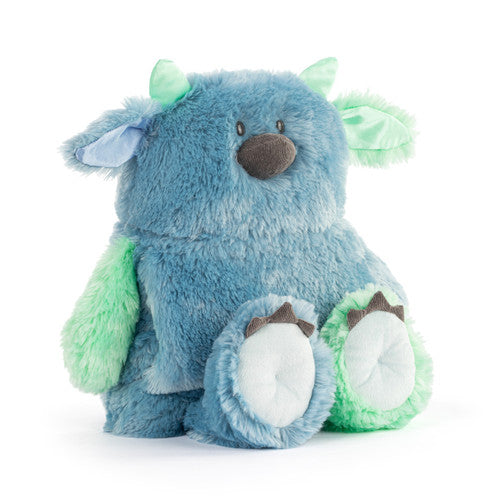 Demdaco Calming Cuddlers Blue Monster Stuffed Animal 14"

