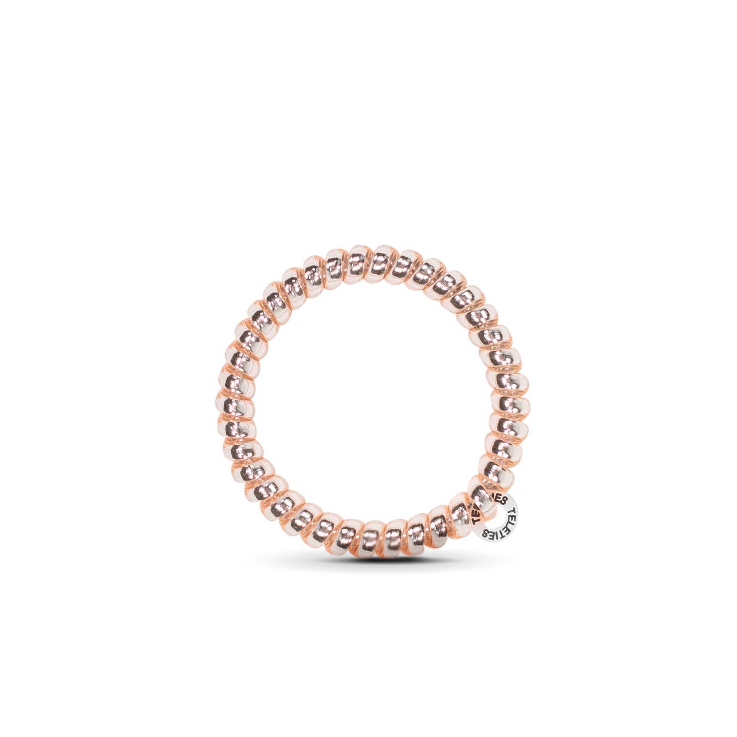 Teleties Spiral Hair Coils | Small | Millennial Pink Hair Ties