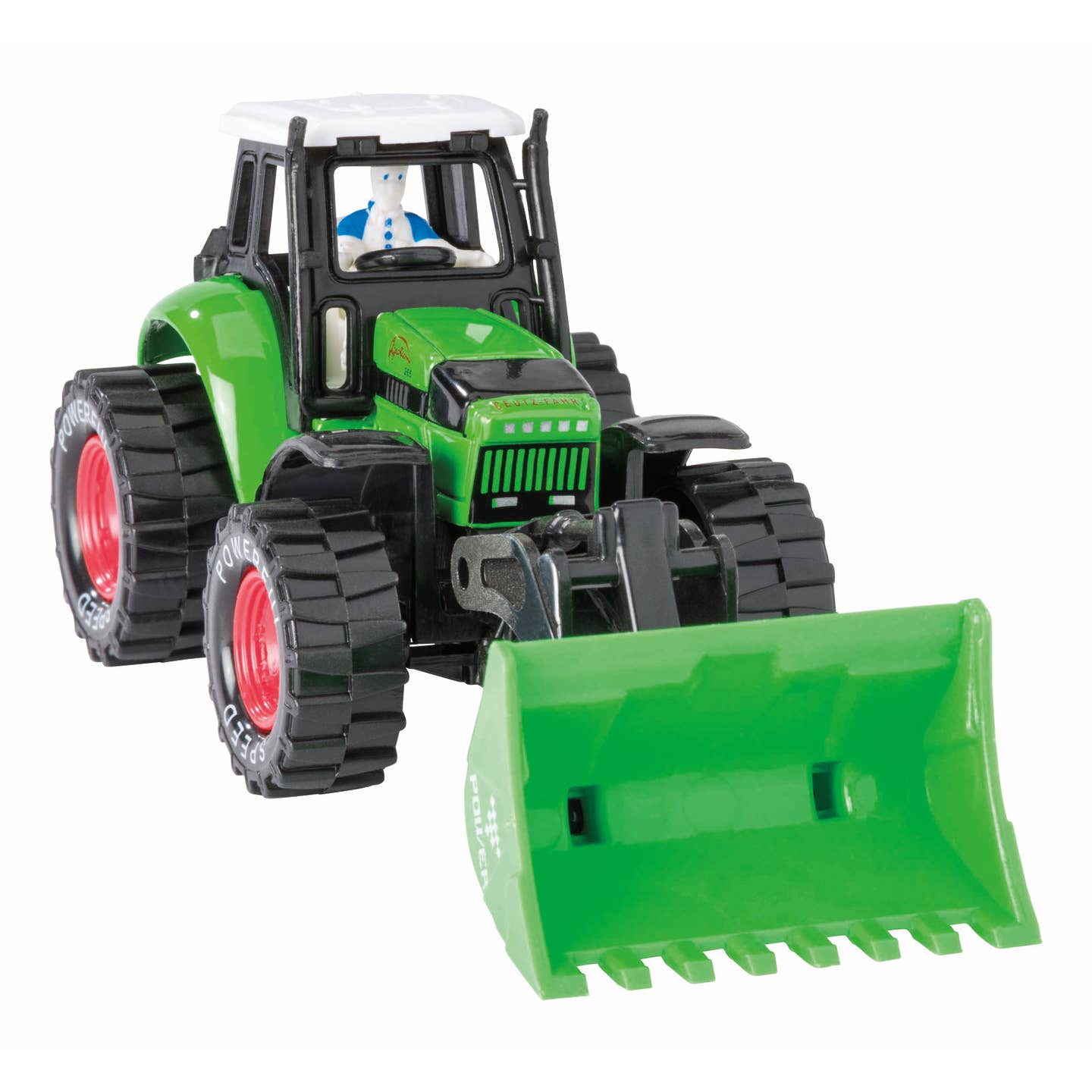 Toysmith Rollin' Scoop Tractor-Toy Tractor, Farm Toys, Die Cast - Green