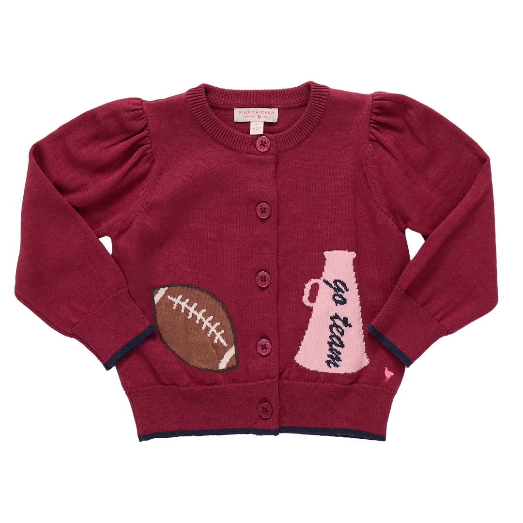 Pink Chicken Girls Constance Sweater Go Team