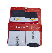 Demdaco Snowman You & Me Socks