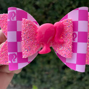 Little Lemon Pink Girly Girl Bow