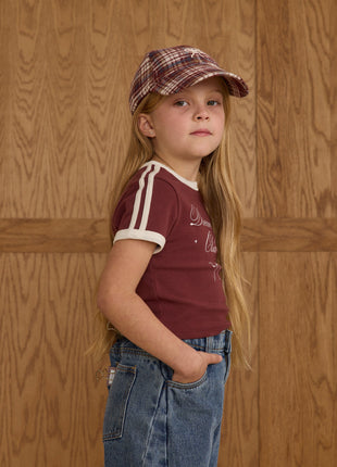 Model Wearing Rylee + Cru Baby Tee || Dreamers Club
