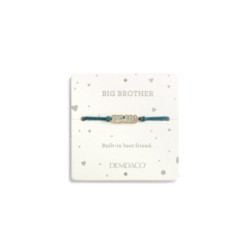 Demdaco Big Brother Navy Bear - 8in Bracelet