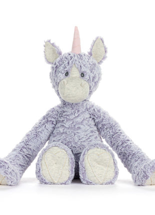 Demdaco Heartful Hugs Unicorn Anxiety Stuffed Animal 14" Front