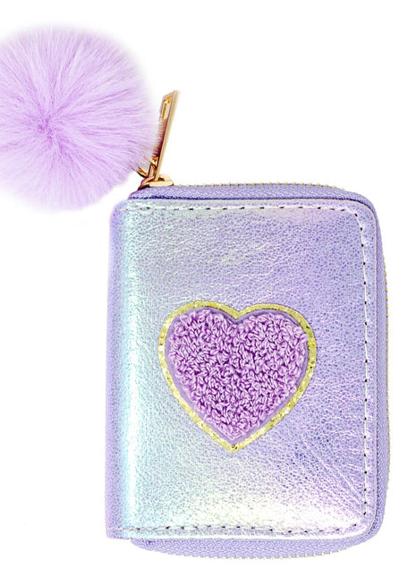 Tiny Treats Shiny Heart Patch Wallet