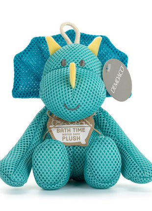 Demdaco Bath Time Plush - Triceratops