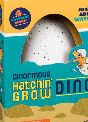 Toysmith Ginormous Hatchin' Grow Dino Egg, Just Add Water