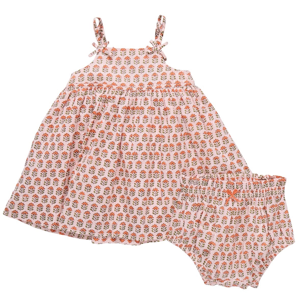 Pink Chicken Tia Dress Set - Pink Prairie