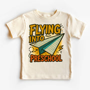 Madi Moosh Flying Into Preschool Back To School Shirt | First Day of School Tee
