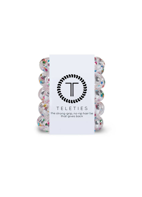Teleties Spiral Hair Coils | Tiny | Party People Hair Ties