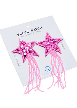 Becco Bags Sequin Star Streamers Patch Set