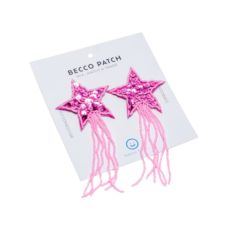 Becco Bags Sequin Star Streamers Patch Set