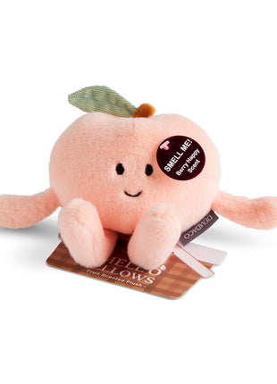Demdaco Smello' Fellows Berry Happy Scented Plush - 6in, Peach 