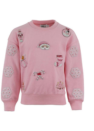 Lola And The Boys Holiday Christmas Sweatshirt