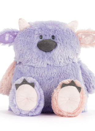 Demdaco Calming Cuddlers Purple Monster Stuffed Animal 10"